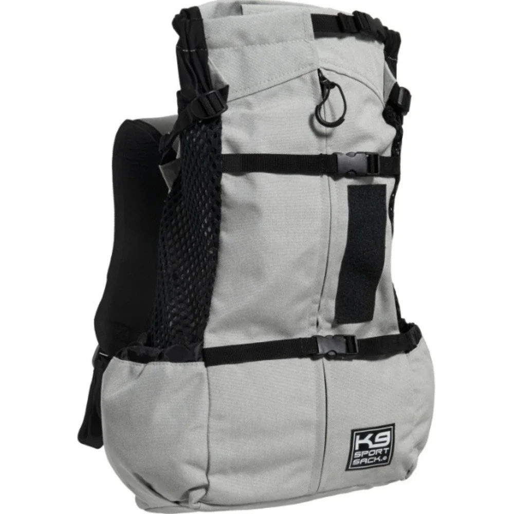 K9 Air 2 Dog Backpack Carrier L Size Light‎ Grey 20–23in Torso Pet Travel Pack